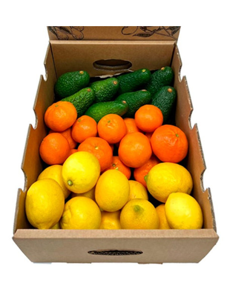 Mix de tangerinas, abacates e limões - Venda direta do agricultor