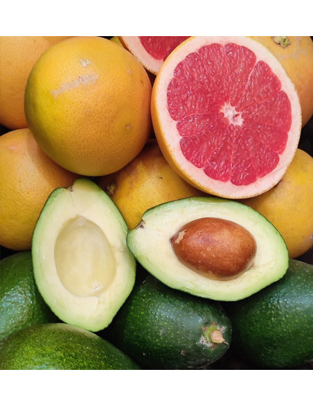 Acheter des pamplemousses et avocats bacon