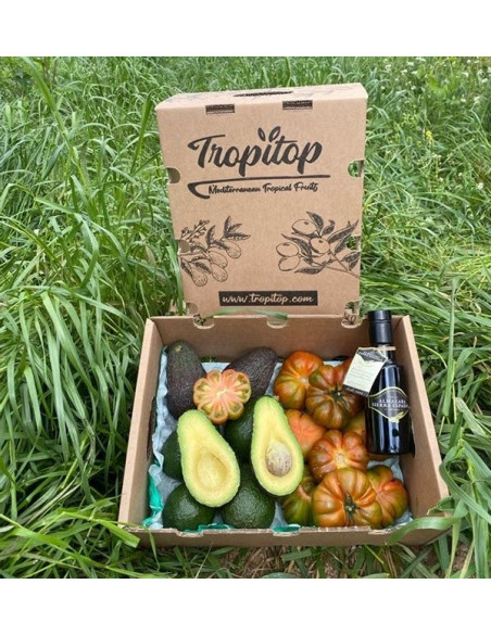 Pack Mediterrâneo com Abacates, Tomates e Azeite de Oliva