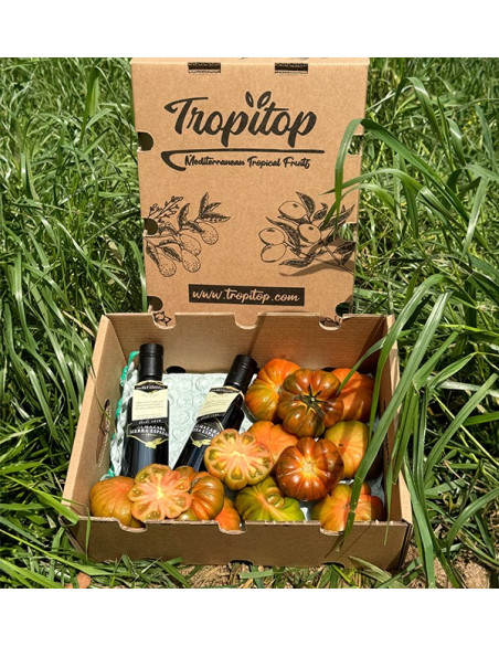 Acheter pack de tomates raf et huile d'olive