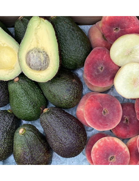 Acheter Avocats Hass et Pêches Plates en Ligne | Tropitop