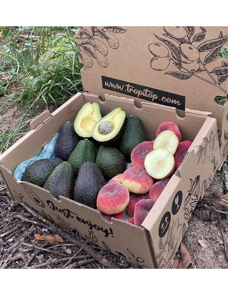 Acheter Avocats Hass et Pêches Plates en Ligne | Tropitop