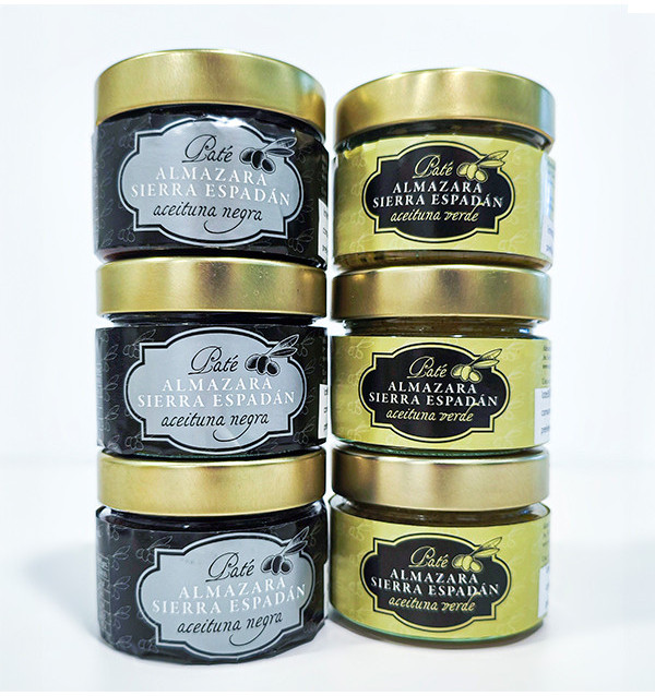 Acquista Pack di Paté di Olive Artigianali Verde e Nera | Tropitop