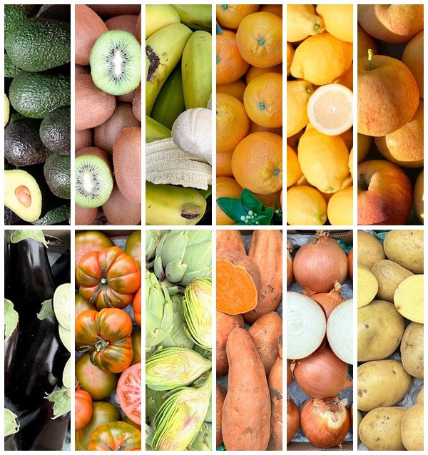 Comprar Caja de Frutas y Verduras de Temporada Online en Tropitop