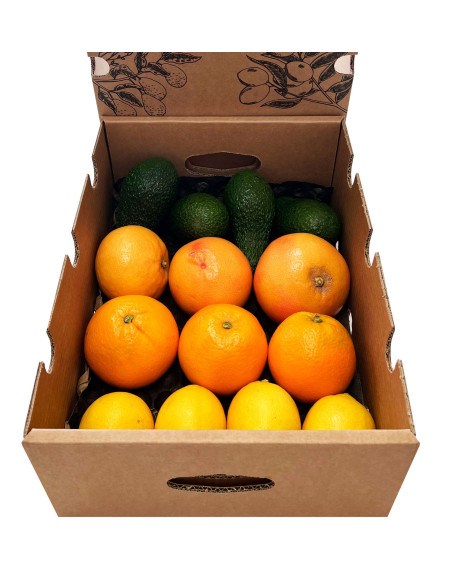 Scatola mista di Avocado, pompelmo, arance e limoni - Acquista online dal campo a casa tua