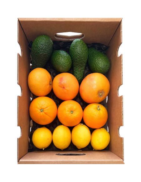 Caixa mista de Abacates, Toranjas, Laranjas e Limões - Compre online do campo para sua casa