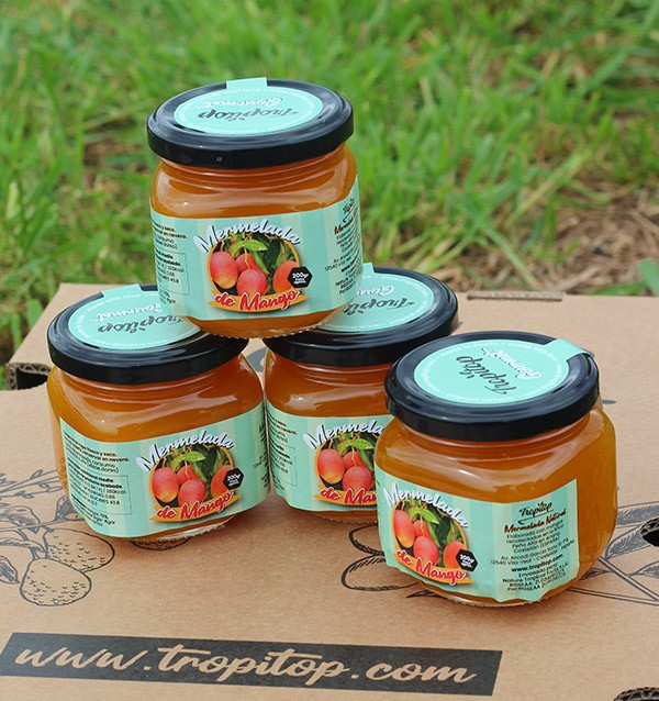 Acheter Confiture de Mangue Artisanale avec et sans Sucre | Tropitop