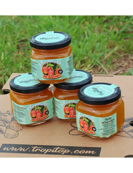 Acheter Confiture de Mangue Artisanale avec et sans Sucre | Tropitop