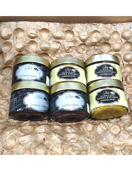 Comprar Pack de Patês de Azeitona Artesanais Verde e Negra | Tropitop