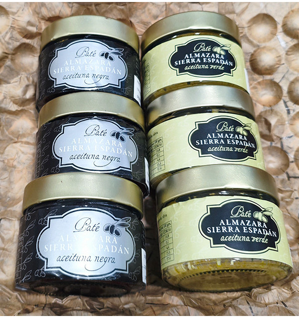 Acquista Pack di Paté di Olive Artigianali Verde e Nera | Tropitop