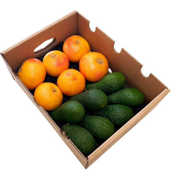 Grapefruits und Avocados vom Feld zu Ihnen nach Hause