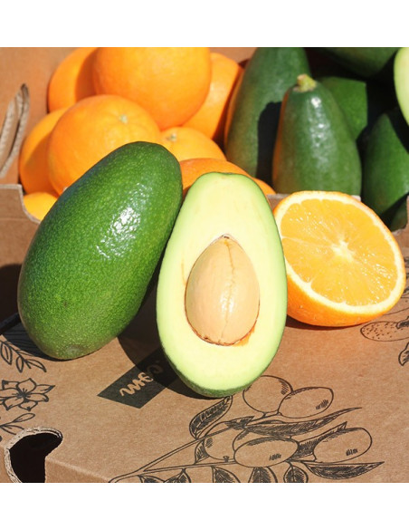 Acheter des avocats bacon et des oranges