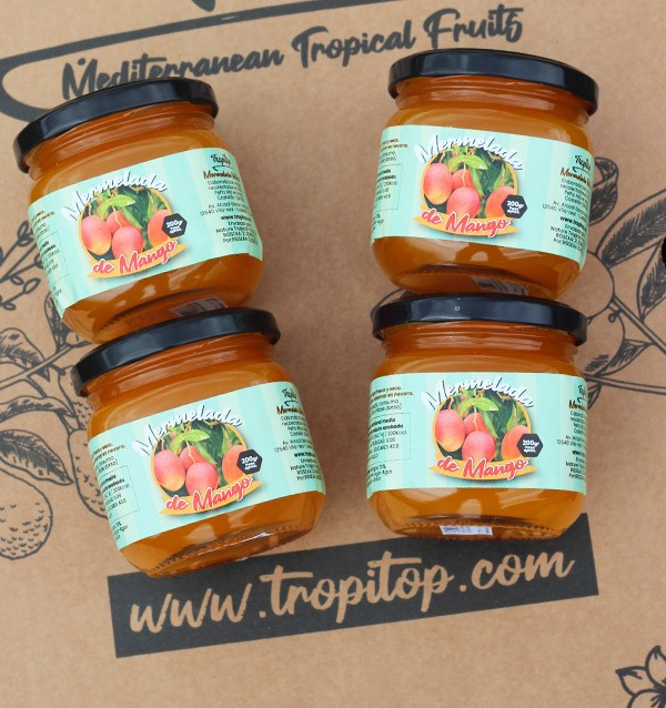 Buy Artisanal Mango Jam With and Without Sugar | Tropitop