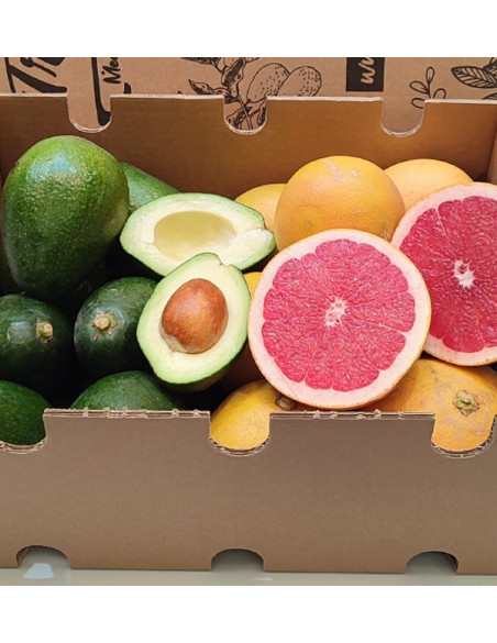 Avocados Bacon und Grapefruits