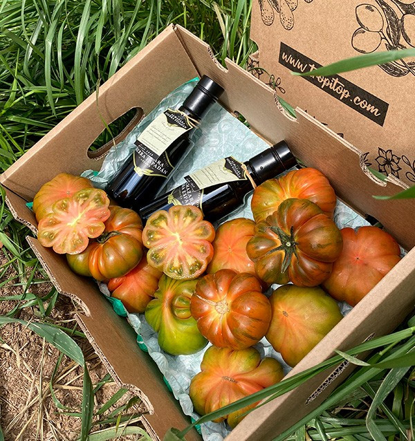 Acheter pack de tomates raf et huile d'olive