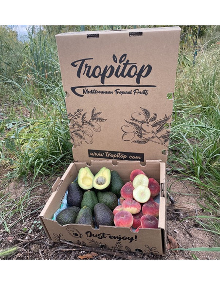 Acquista Avocado Hass e Pesche Piatte Online | Tropitop