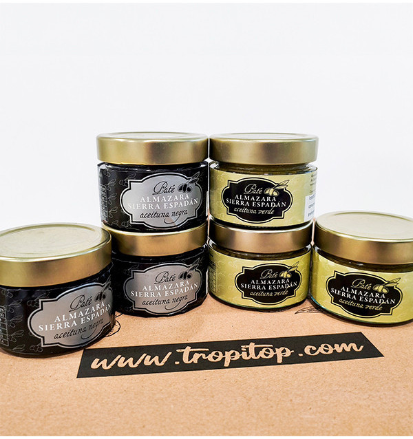 Comprar Pack de Patés de Aceituna Artesanales Verde y Negra | Tropitop 2