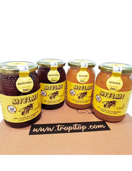 Rohhonig-Set Kaufen: Gebirgs- & Orangenblütenhonig | Tropitop