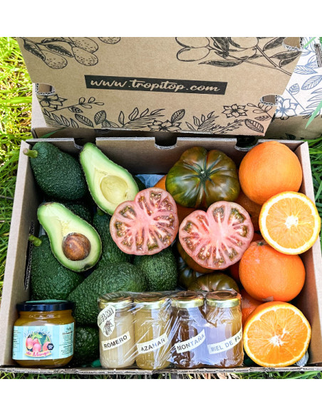 Panier Petit-Déjeuner Santé Complet à Offrir pour la Saint-Valentin