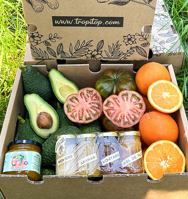 Panier Petit-Déjeuner Santé Complet à Offrir pour la Saint-Valentin