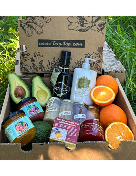 Cesto Regalo Colazione Naturale e Benessere Premium
