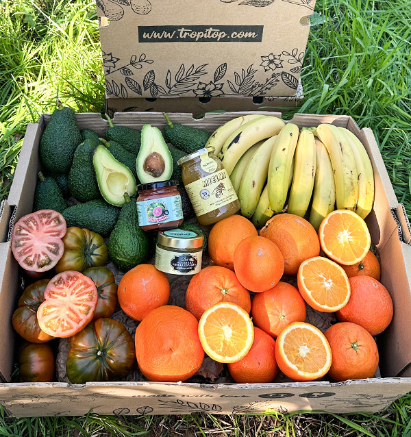 Cesta Desayuno Gourmet Natural para San Valentín a Domicilio