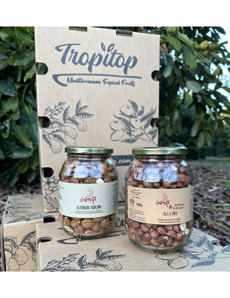Acheter un pack de noisettes et d’amandes en ligne chez Tropitop